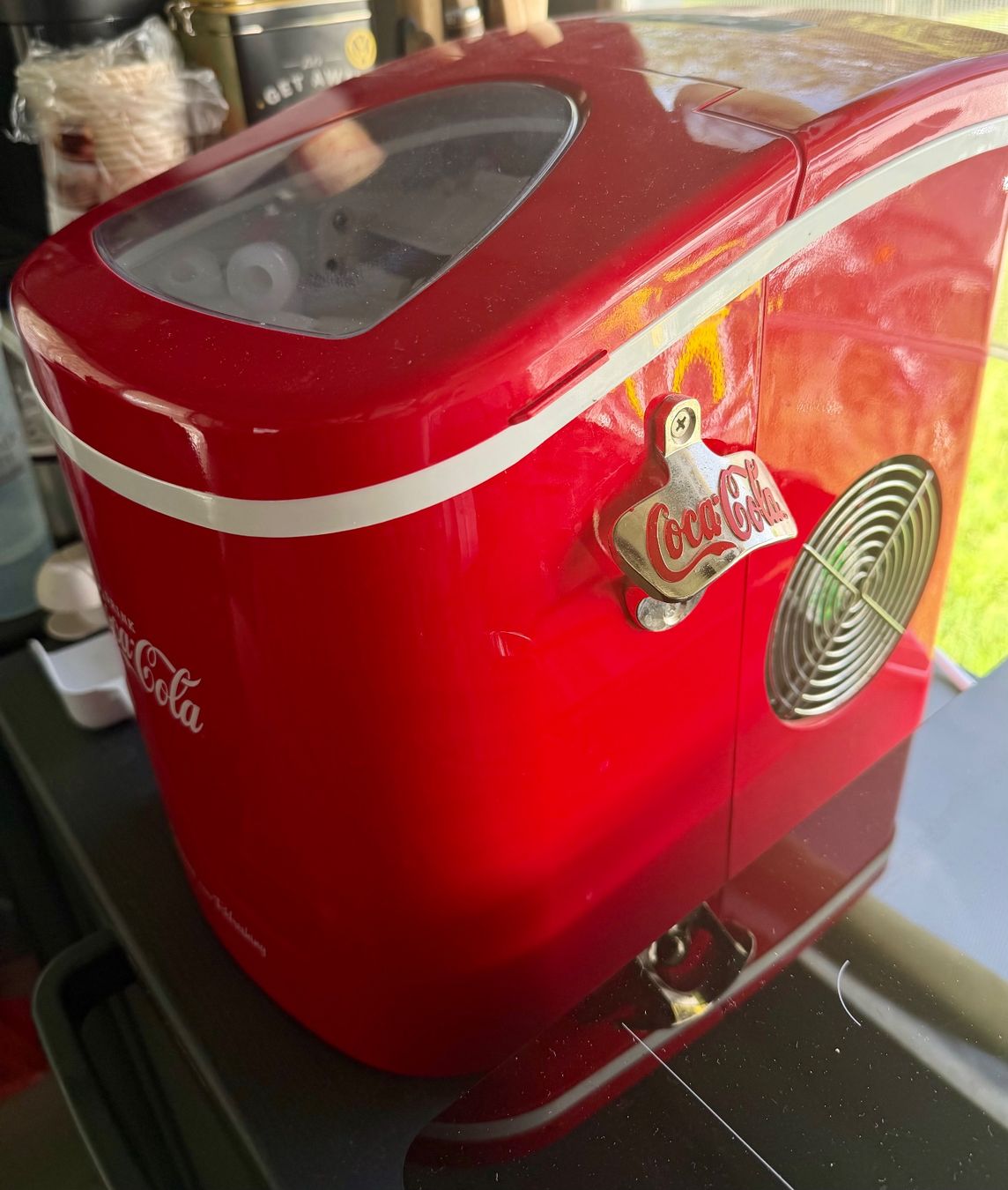 Elettrodomestici da cucina: Coca Cola Eiswürfelmaschine rot, mit Schaufel – Usato da Trimmis venduto da Bros78 4