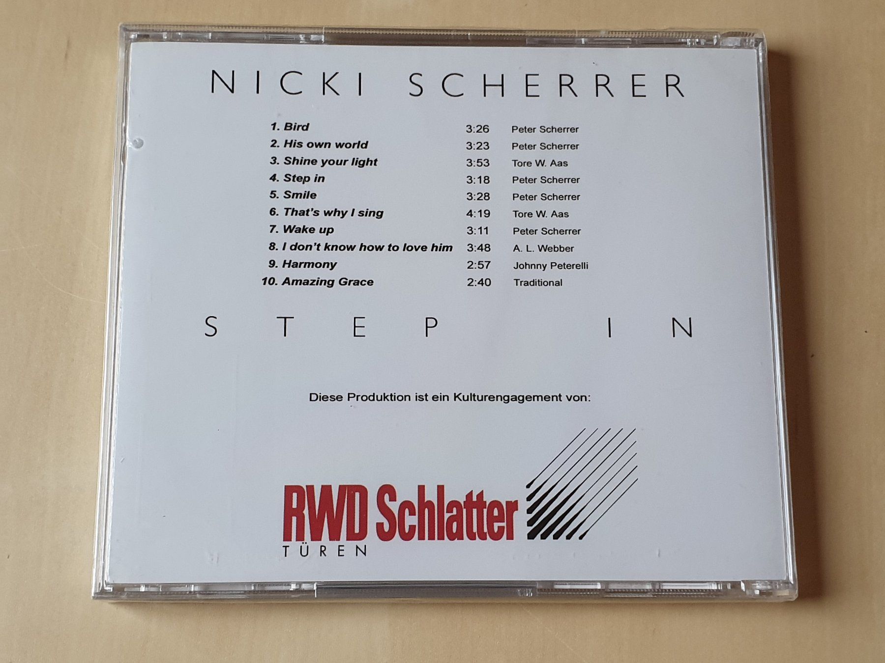 CD: Nicki Scherrer Step in neu und ovp – Nuovo e nell'imballaggio originale da Stansstad venduto da collectorsshop 1