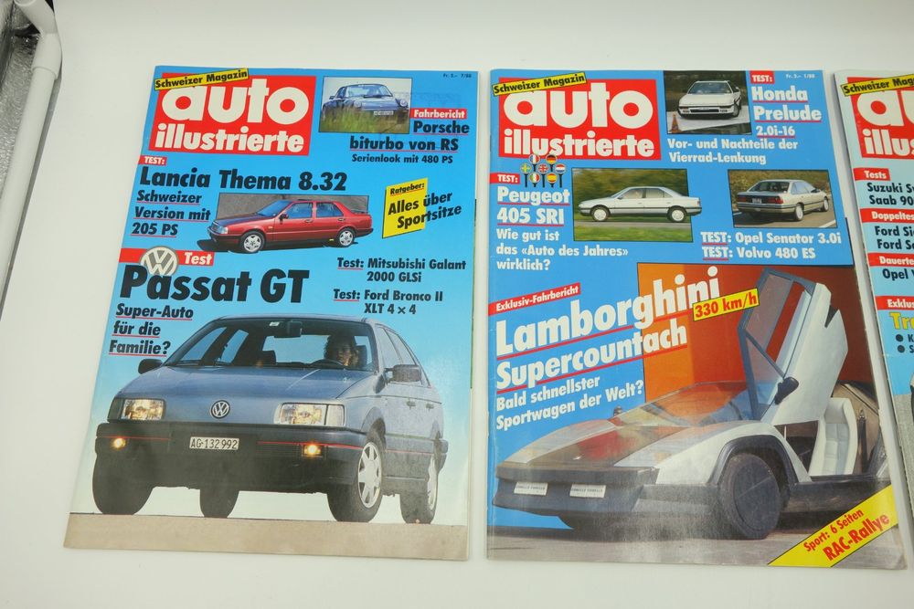3 Auto Illustrierte Automagazine, 80er Jahre | Kaufen auf Ricardo