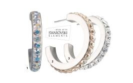 Ohrring Creolen  mit Swarovski Crystal