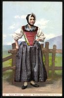 Appenzell, Ausser-Rhoden, Dame aus der S