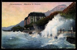 AK Brunnen, Föhnsturm, Vierwaldstättersee