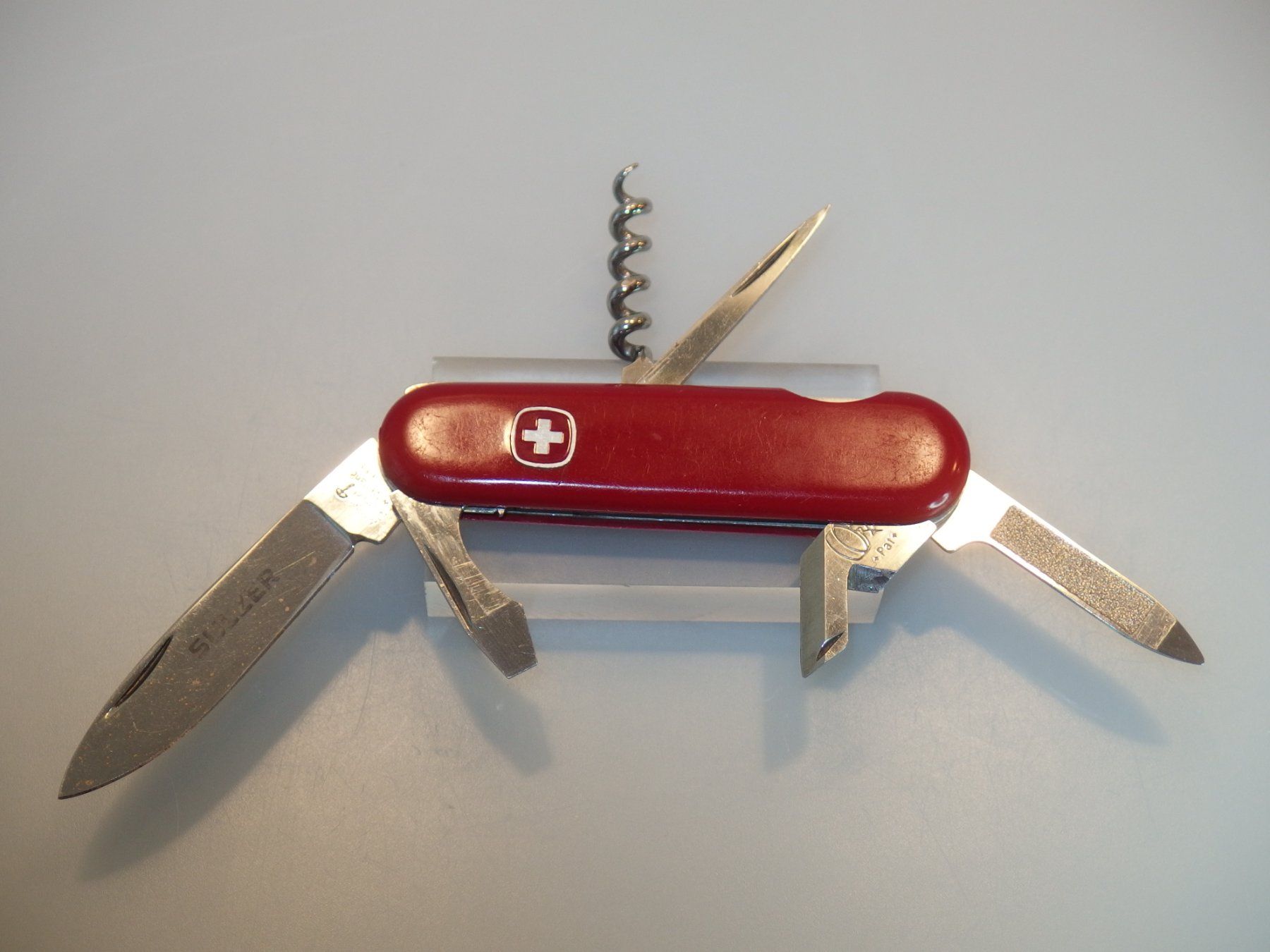 Armi bianche: Taschenmesser Wenger mit Sulzer Logo – Usato da Gwatt (Thun) venduto da Nocturnal_99