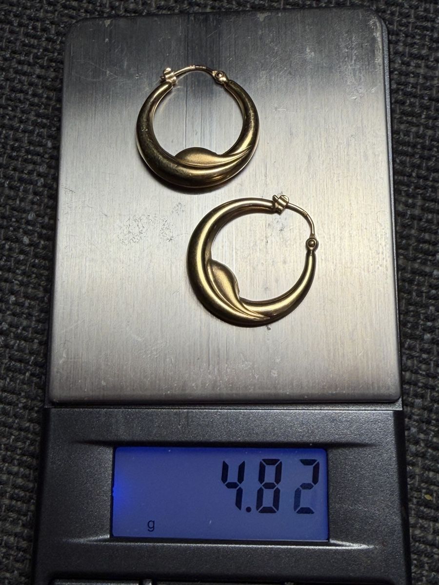 Boucles d'oreille: Créoles en or 750  – D'occasion à Courroux par Yiedot 3
