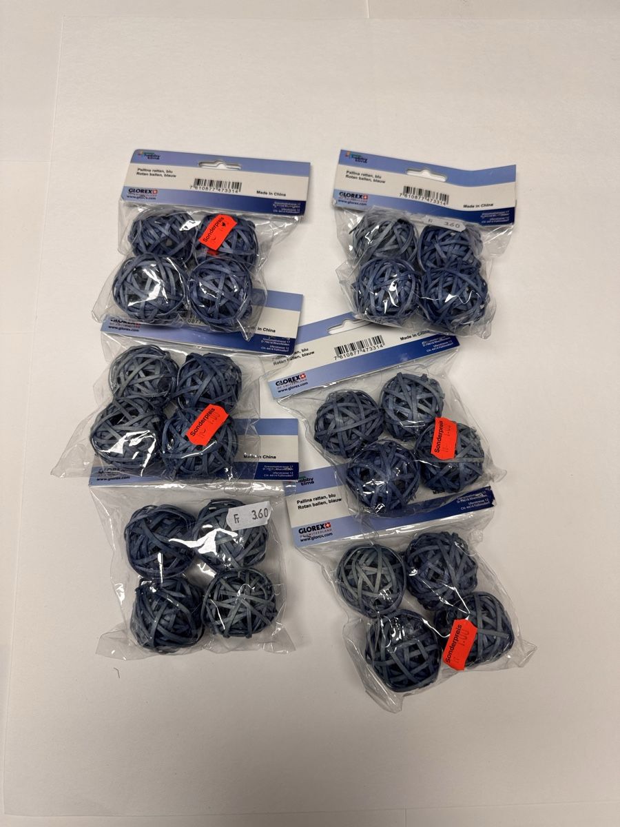 Tutte le decorazioni: 6 Pack 3cm Kugeln Dekoration neu – Nuovo e nell'imballaggio originale da Steinhausen venduto da Schuwies