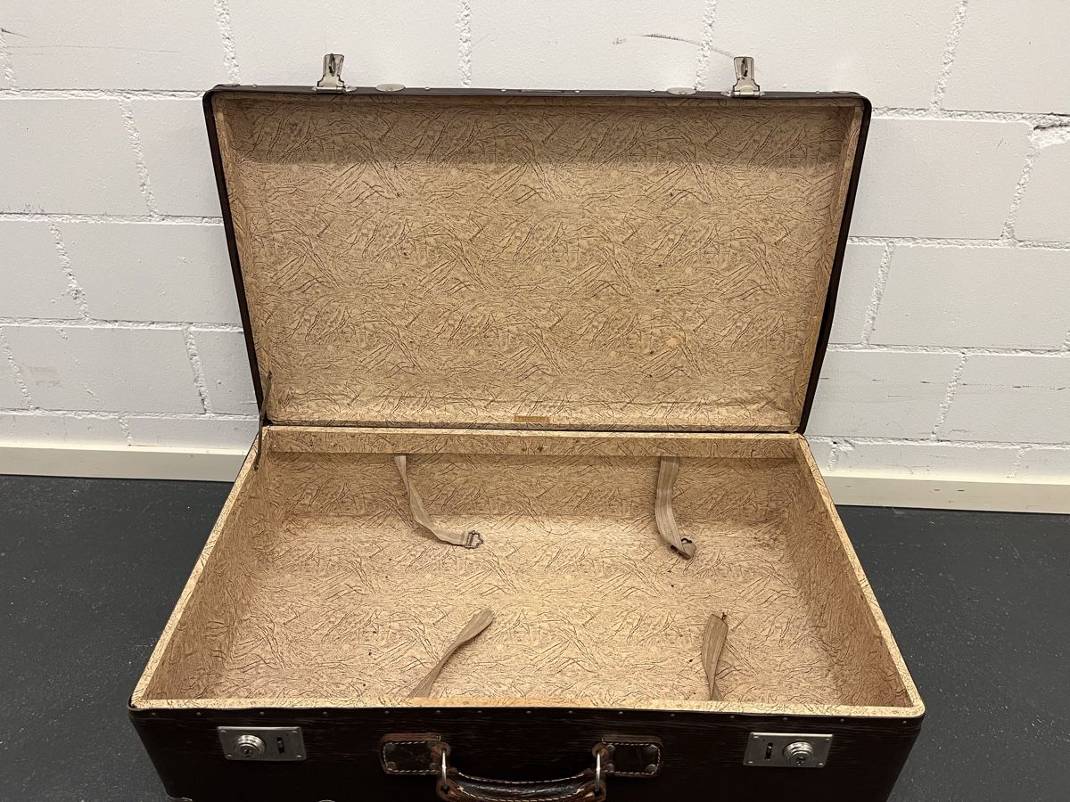 Valises de voyage: Antiker Reisekoffer Vulcanfiber – D'occasion à Rüti ZH par Walti0 1