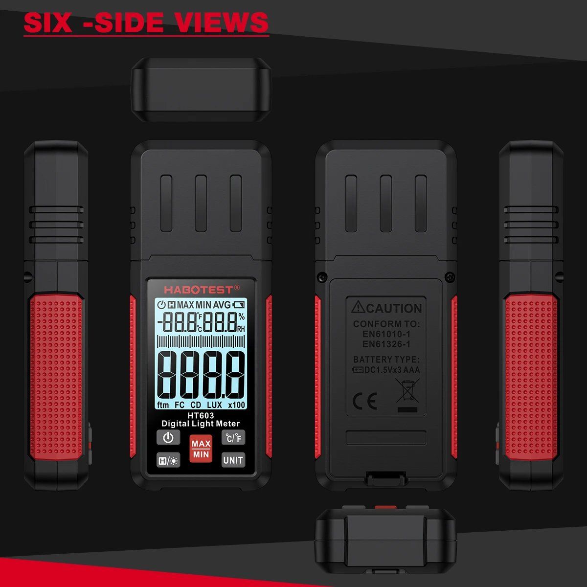 Misurare: NEU Luxmeter Lichtmessgerät / Luxmètre Light Meter – Nuovo e nell'imballaggio originale da Isérables venduto da Wishlist 6