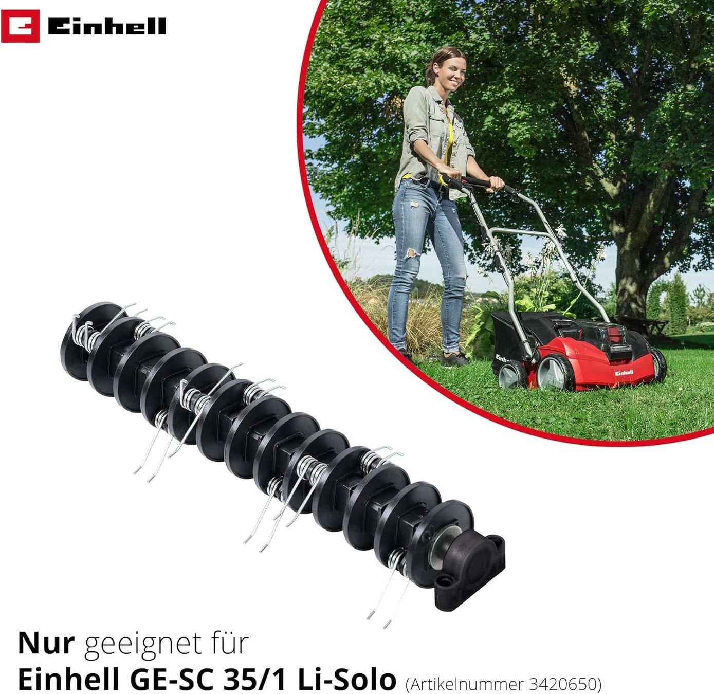 Tutti gli attrezzi: Original Einhell Lüfterwalze GE-SC35/1 Li – Nuovo e nell'imballaggio originale da Bülach venduto da Tvolvo 1