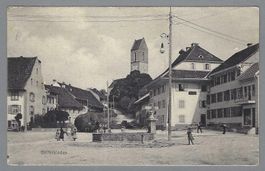 1908, GELTERKINDEN, DORFPLATZ, BELEBT
