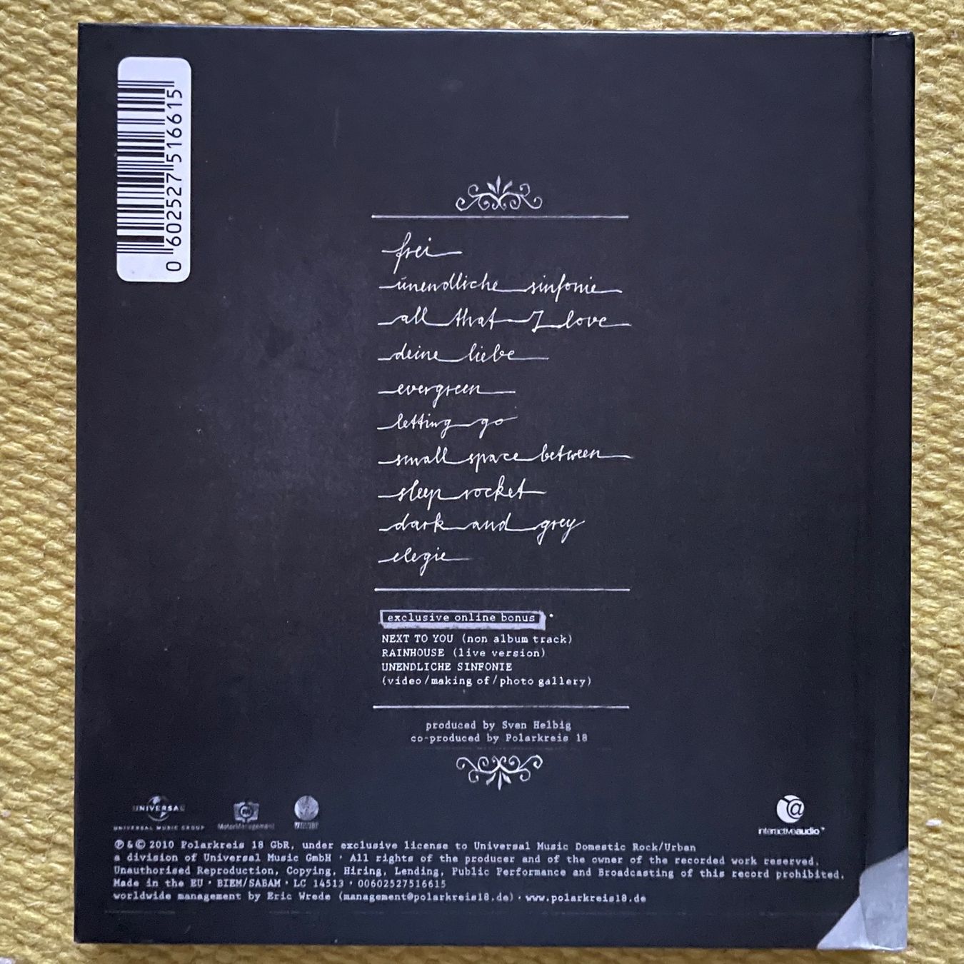 CD: POLARKREIS 18-FREI (BÜCHLEIN) – Usato da Rorschacherberg venduto da CD-Roli 1