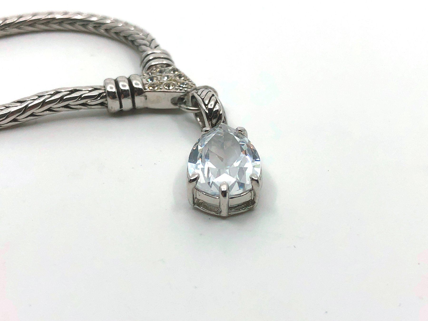 Catenine: Collier mit Stein, Halsband mit grossem Stein  Modeschmuck, – Usato da Basel venduto da Tiabeanie 3