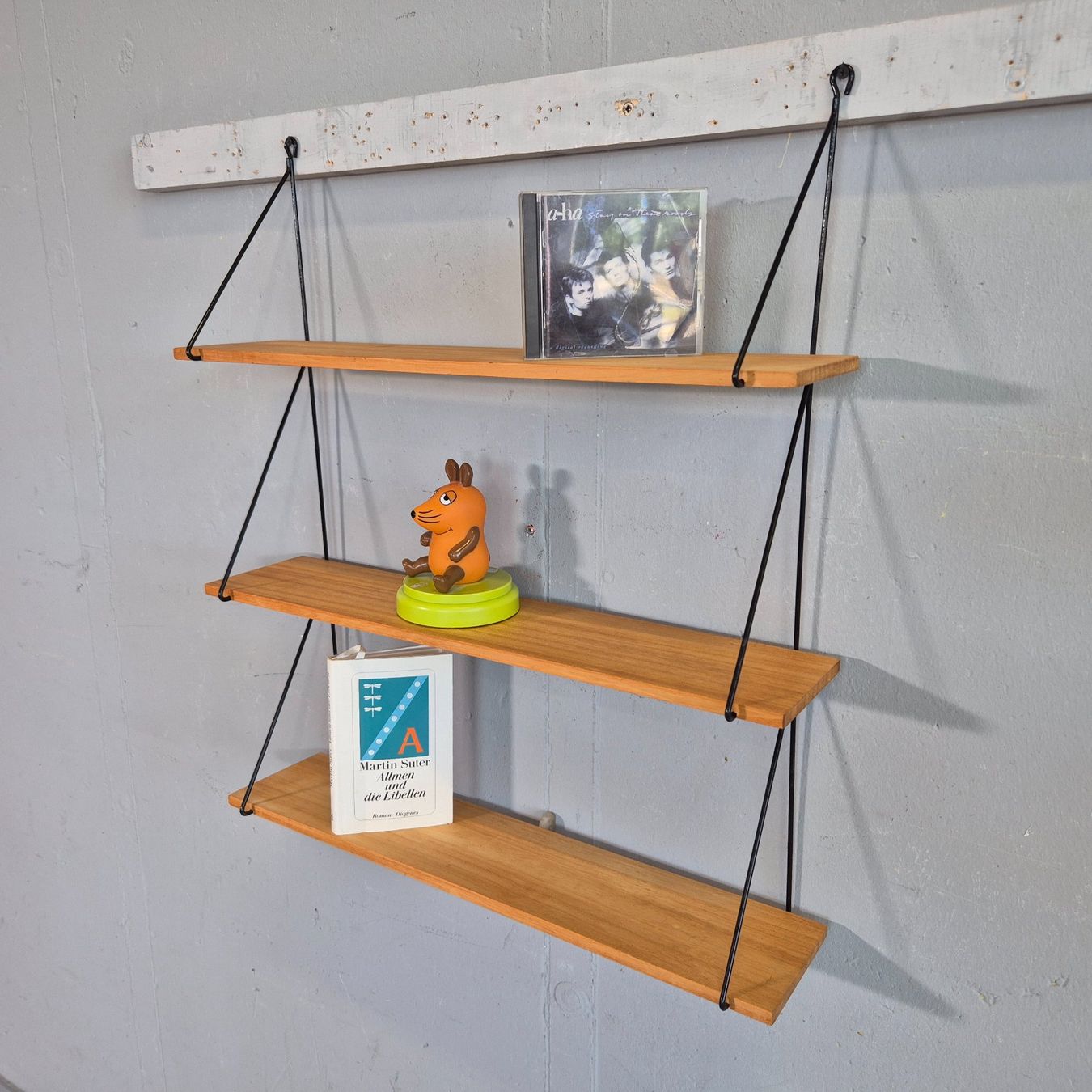 Scaffali: Stringregal, Bücherregal 1970 Vintage Regal String-Shelf – Usato da Nottwil venduto da Wondewa-Shop
