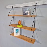 Stringregal, Bücherregal 1970 Vintage Regal String-Shelf