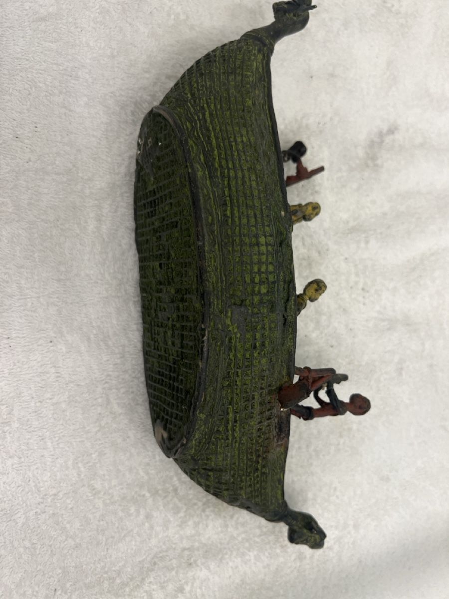 Statuette: Altes afrikanisches Boot,Bronzeguss-Handarbeit,Deko! – Usato da Zürich venduto da Privat_13 5