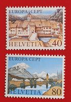 EUROPA CEPT SATZ 589 590 1977** POSTFRISCH