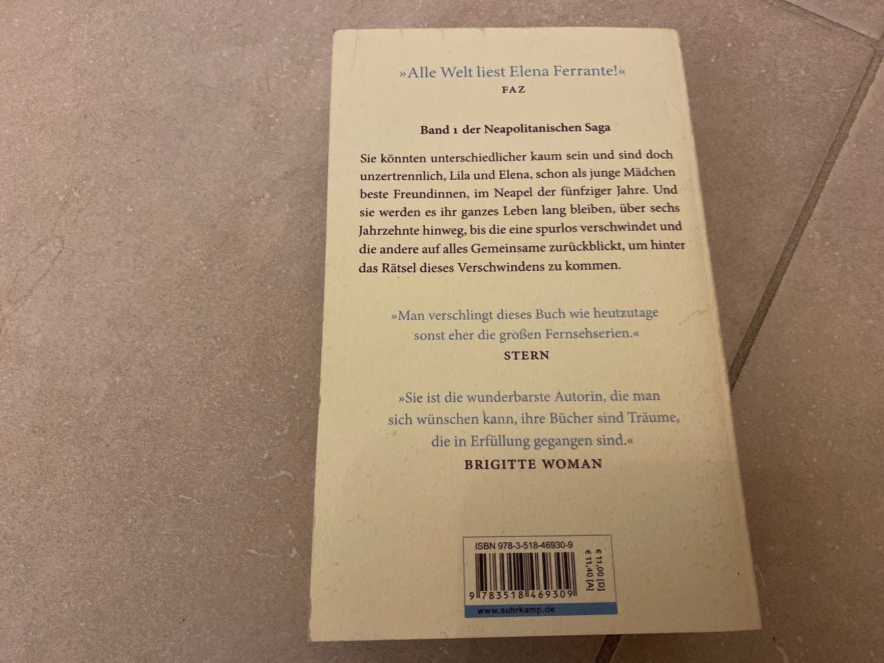 Bücher: Buch „Meine geniale Freundin“ – Gebraucht aus Rüti ZH von Kiwi02 1