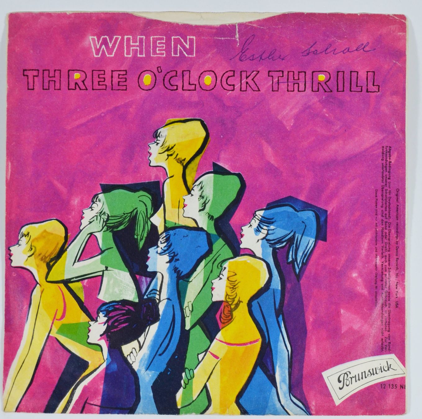 Dischi in vinile: Single: THE KALIN TWINS - When /Three O'Clock Trills – Usato da Frenkendorf venduto da Yard-Sale-2000 1