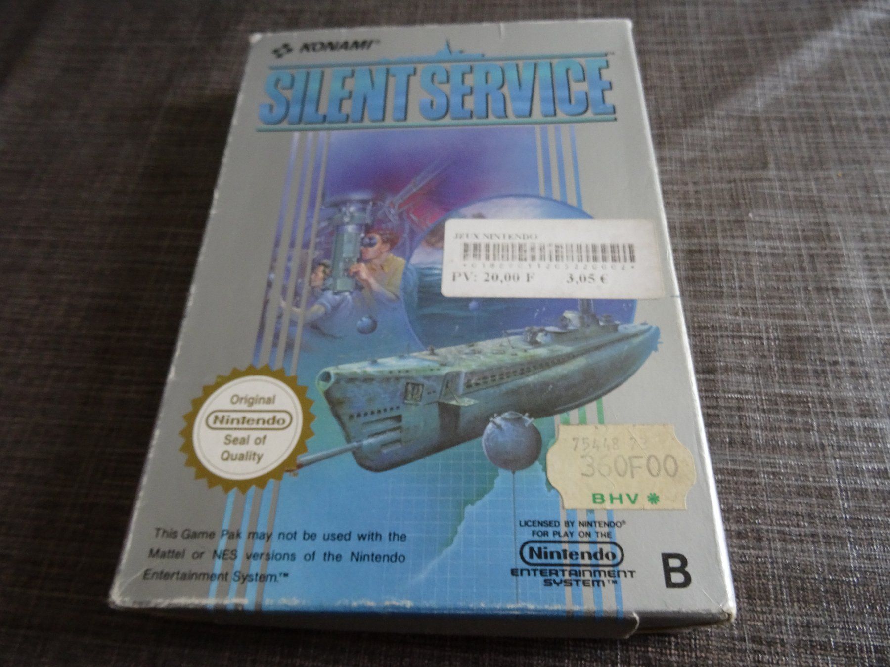 Nintendo Giochi: Silent Service NES OVP – Usato da Olten venduto da Disc-Ausverkauf