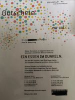 Gutschein Blindekuh Zürich/Basel