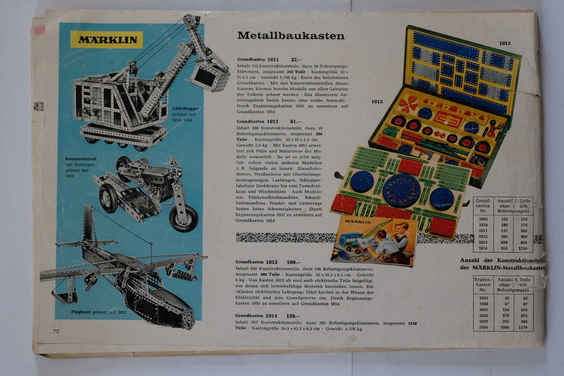 Märklin Dokumente: Märklin Katalog oder Werbebroschüre ca. 1960er – Gebraucht aus Ehrendingen von nicoro50 5