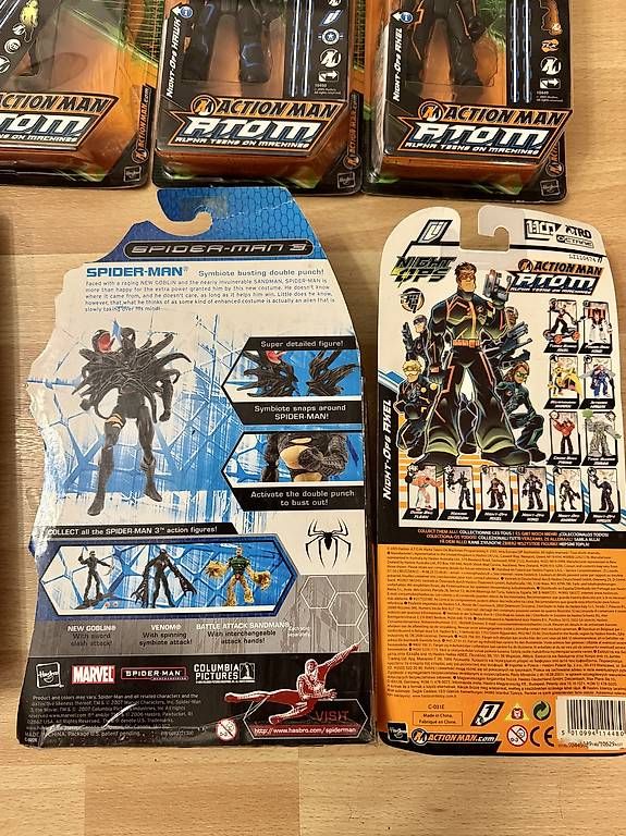 Statuette: Spider Man 3 und Action Man Atom Figuren – Nuovo e nell'imballaggio originale da Unterengstringen venduto da Y100 2