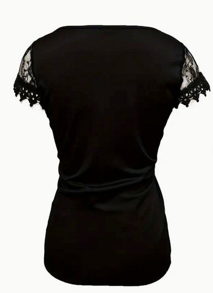 Top: Shirt, schwarz, broderie – Nuovo (secondo la descrizione) da Founex venduto da winkeltje2004 1