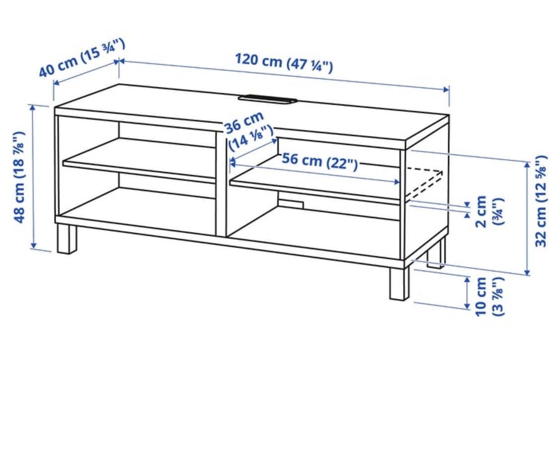Ikea Mobili TV: Meuble TV blanc IKEA neuf – Nuovo (secondo la descrizione) da Delémont venduto da bou_26 4