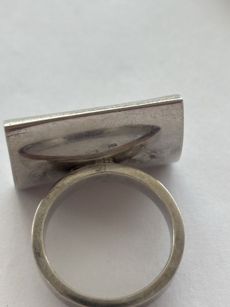 Ringe: Silber Ring 800 ,Designer Schmuck Grösse 17 mm top – Gebraucht aus Langnau am Albis von flusspflege 4