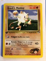 Brock's Mankey 1st Gym Heoes - MINT - ab 1.-