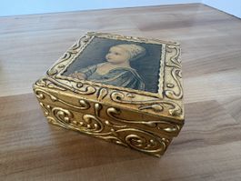 Holz Box Dose mit Bild von Kind
