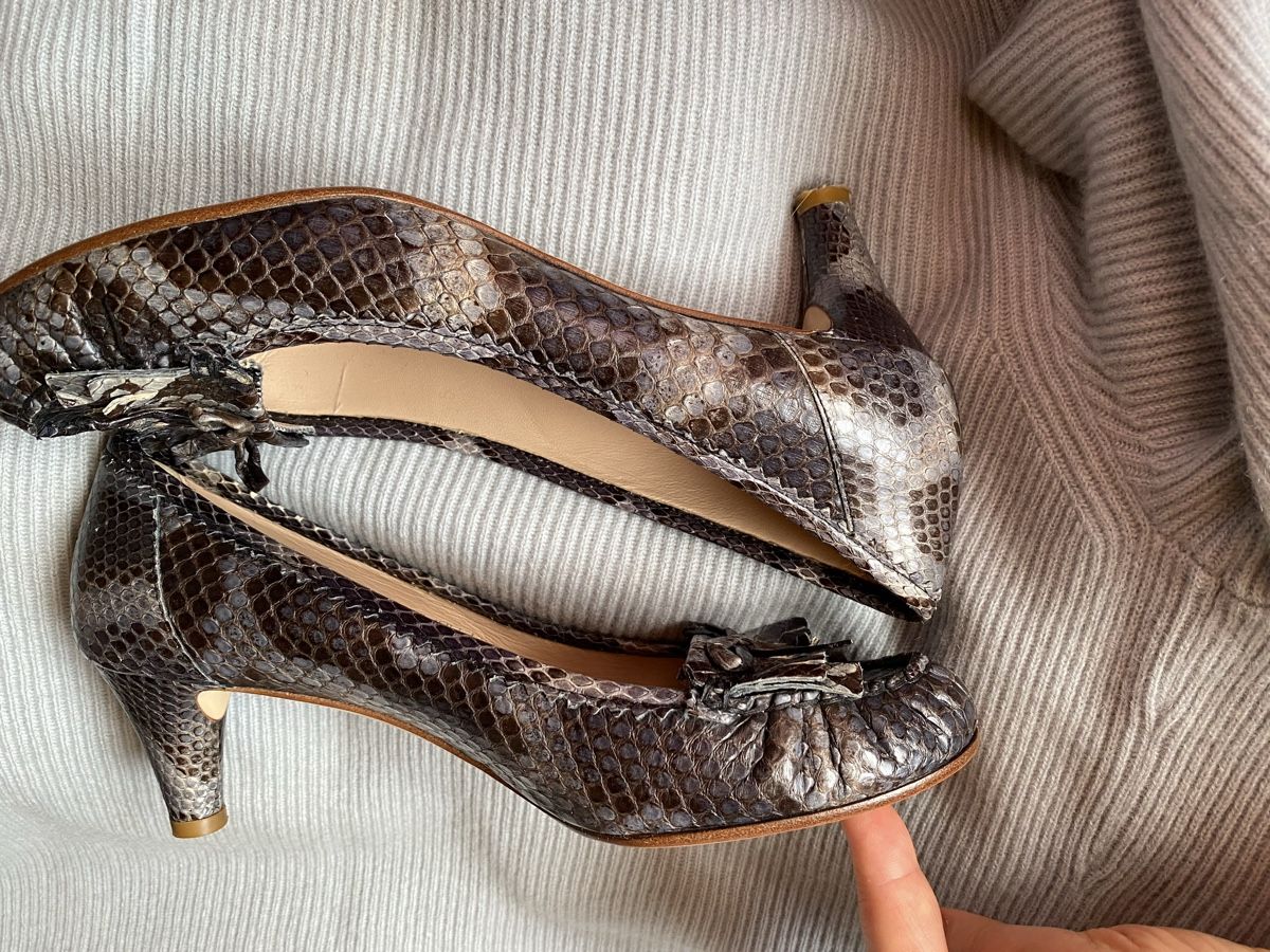 Bally Scarpe da donna: Bally Escarpins en cuir serpent 39 – Usato da Geneve venduto da Monthoux13 1