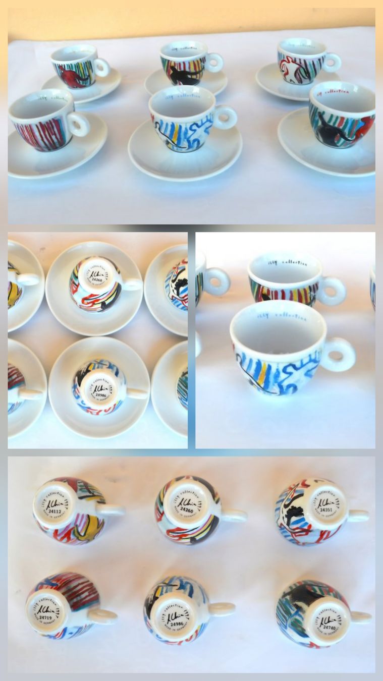 Illy Tazze: 9 Set - Illy Collection Kaffeetassen Sammlung – Usato da Meierskappel venduto da stadlin87 6