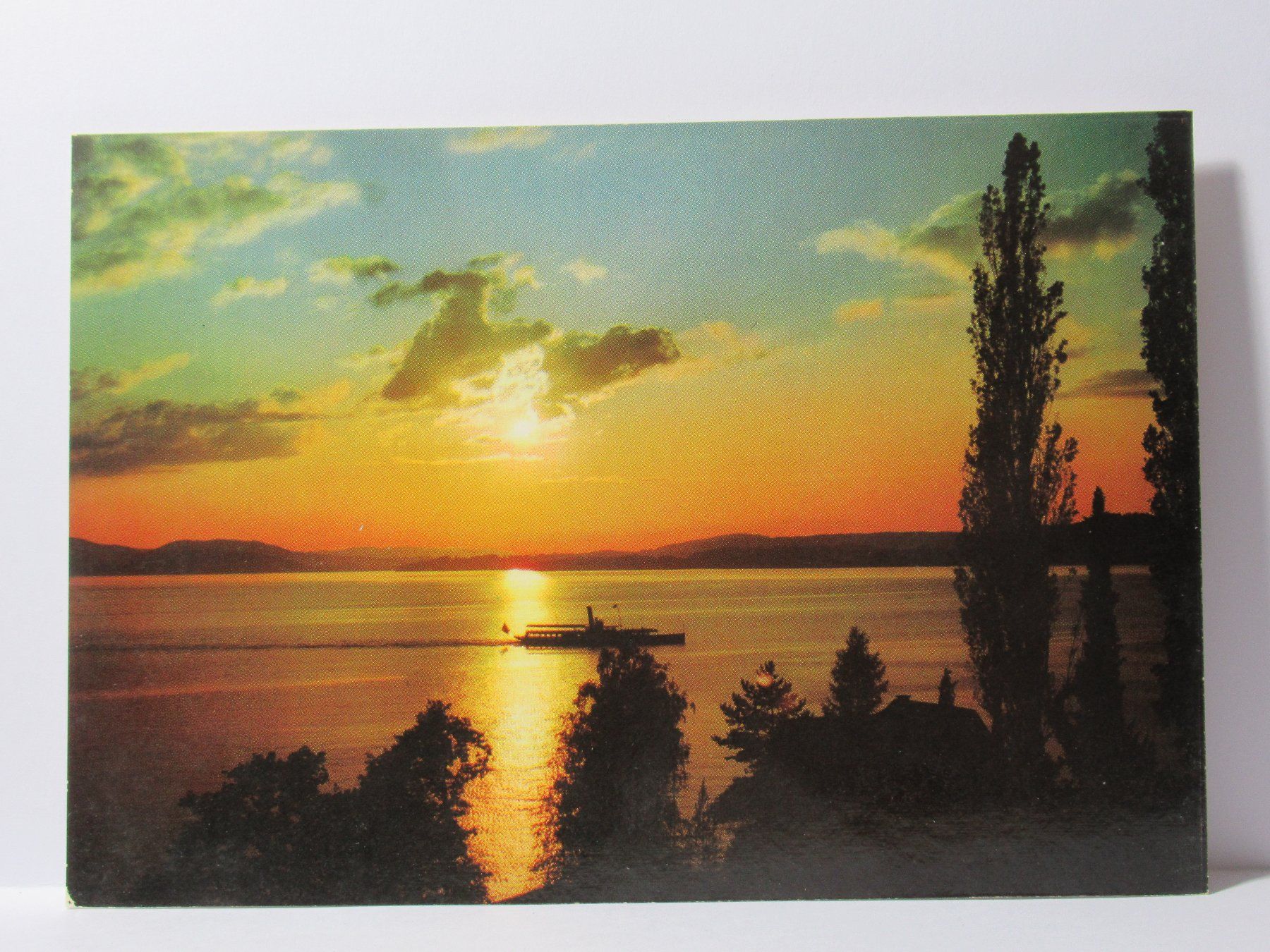 Cartoline postali: Abendstimmung am Vierwaldstättersee , Schiff – Nuovo (secondo la descrizione) da Grenchen venduto da Bluemchen1900