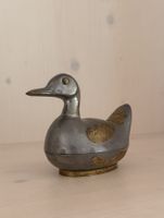 Antike Zinn - Deko - Ente (Schatulle)