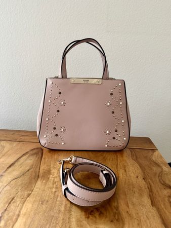 GUESS Handtasche rosa mit Strasssteinen, sehr guter Zustand