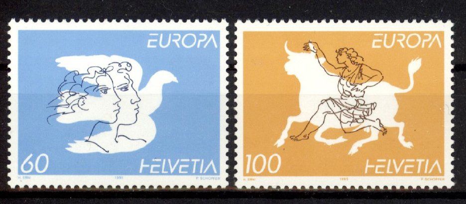 Tutti i francobolli: 1995, Europa ** – Usato da Willisau venduto da Vollstempel