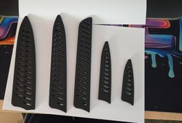 Messerschutz Set Kunststoff schwarz 15-teilig gebraucht