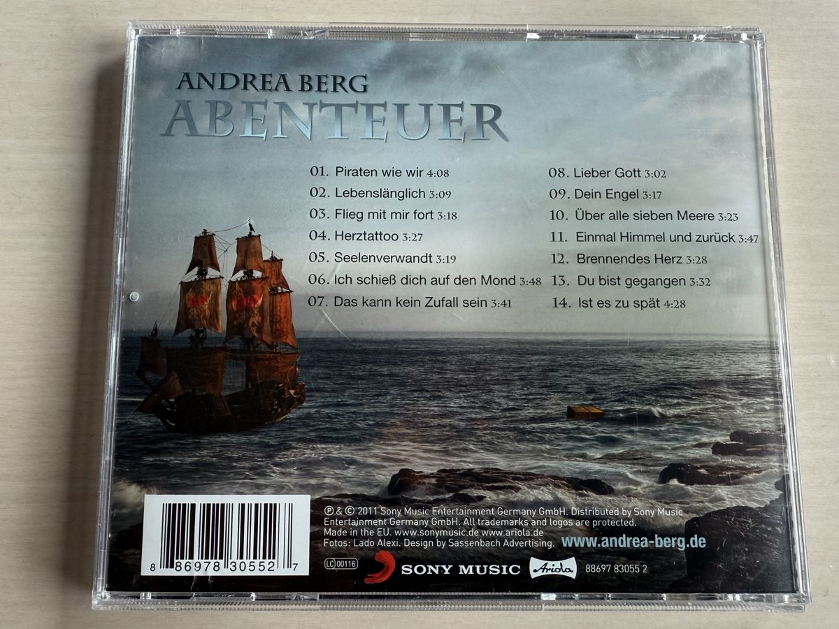 CD: Andrea Berg CD - Abenteuer - Album 2011 – Usato da Oberried Brienz venduto da Chyara 1