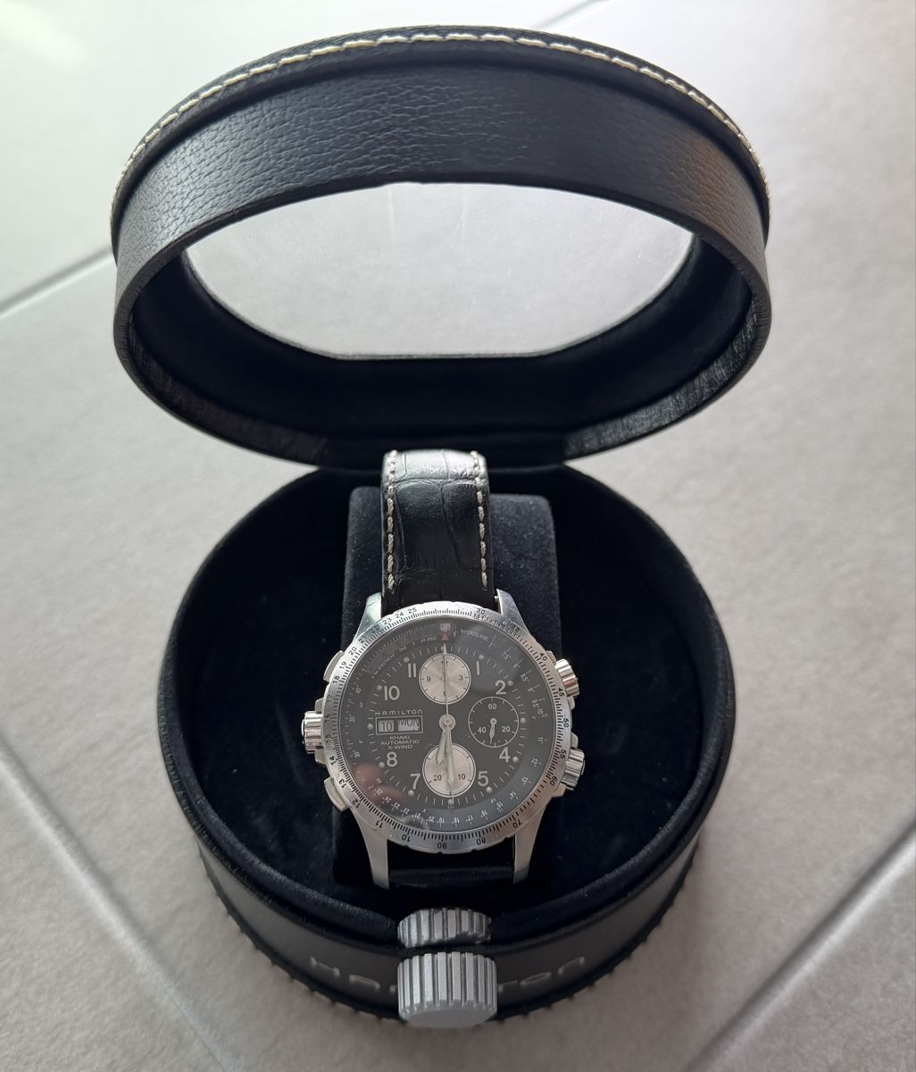 Hamilton Uhren: Hamilton Khaki Automatic X-Wind Chronograph gebraucht – Gebraucht aus Sennwald von robbo911 8