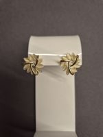 Ohrringe Blumenmuster goldig
