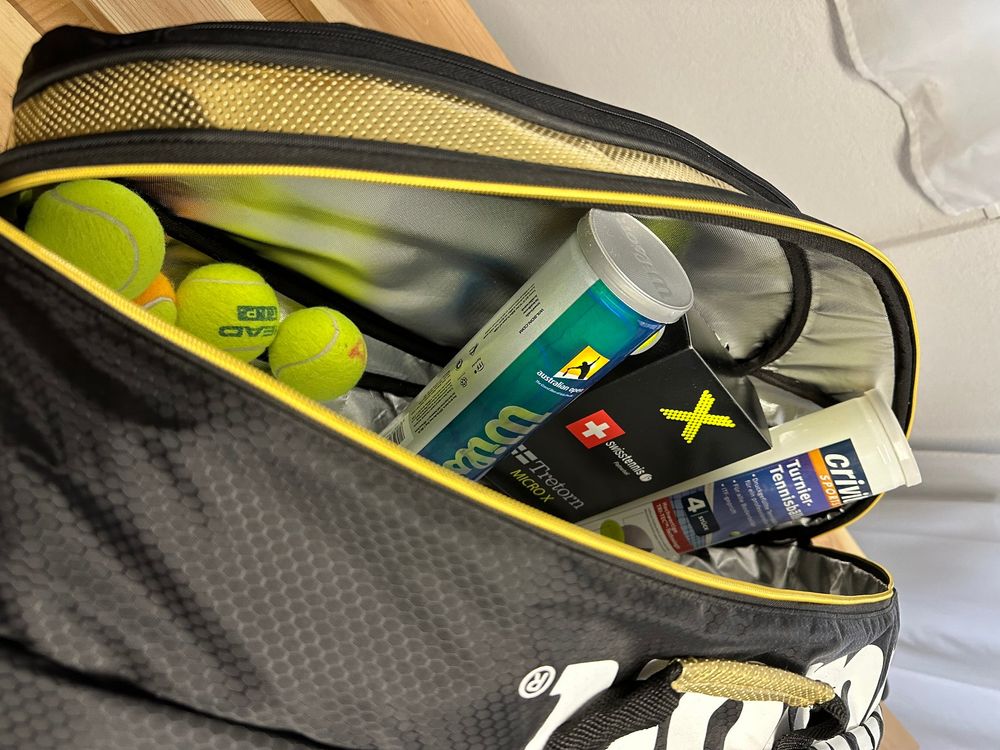 Tennistasche & Badmintontasche - Große Schlägertasche Mit Organizer-Fächern