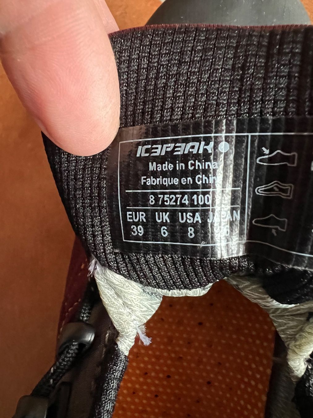 Icepeak Scarpe da uomo: Trekkingschuhe  Icepeak – Usato da Arboldswil venduto da CJDA 1