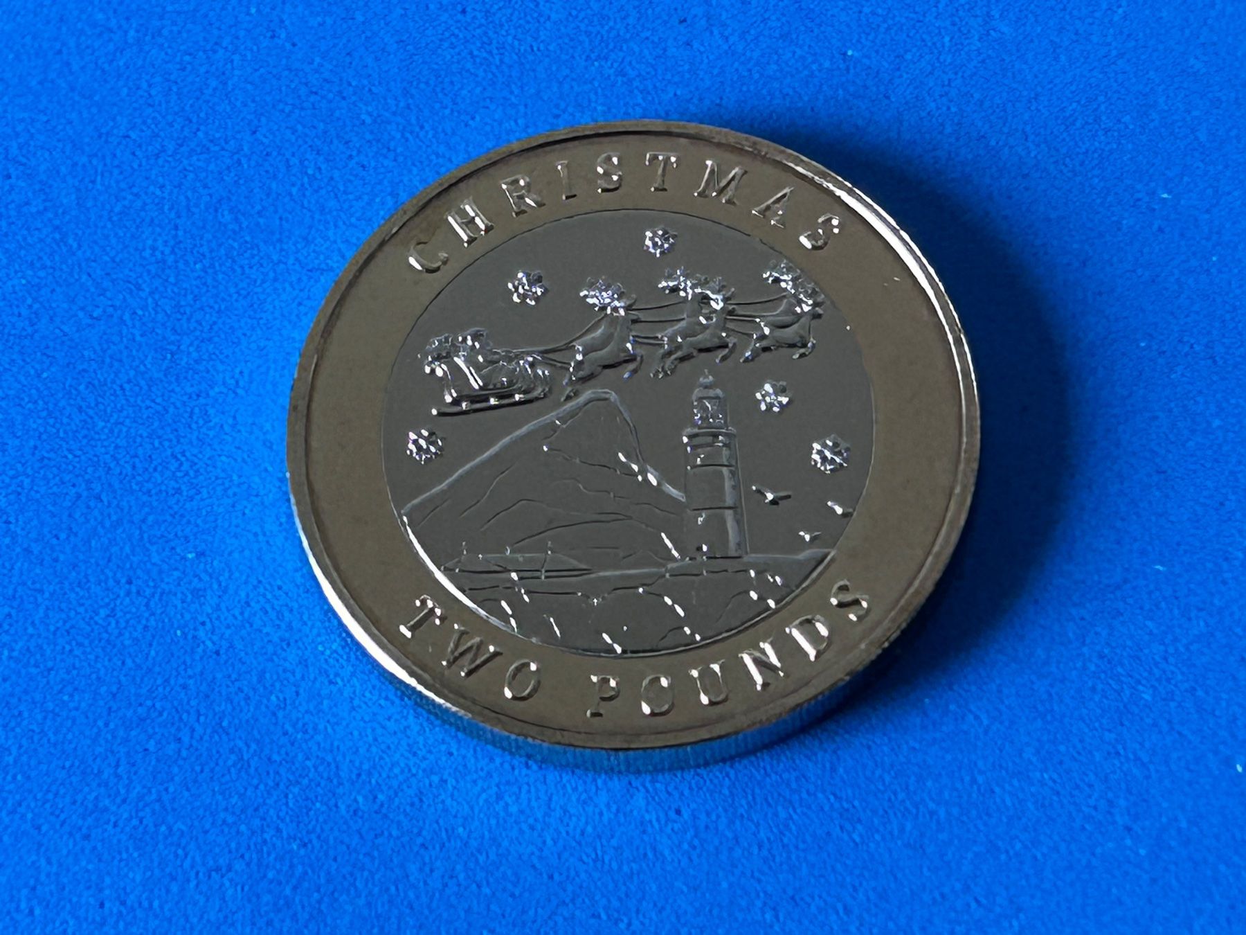 Tutti le monete: Gibraltar - 2 Pounds - Christmas 2024 UNC – Nuovo (secondo la descrizione) da Corcelles NE venduto da AJKader 3