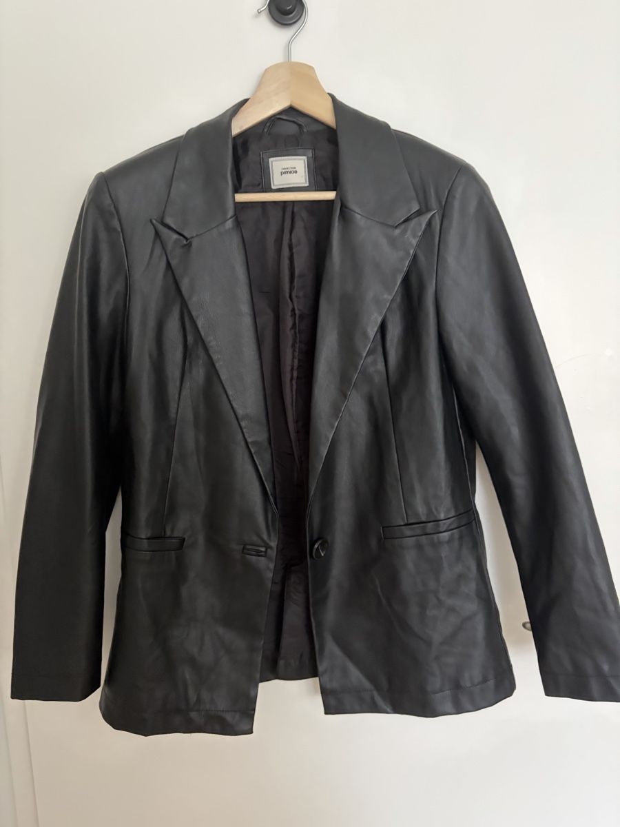 Giacche: Faux leather blazer jacket  – Usato da Zürich venduto da cha_l8t5