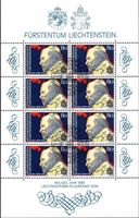 Liechtenstein 1983 "Pilgerfahrt" im Kleinbogen, ET-Stempel