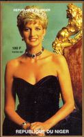 DIANA PRIZESSIN DER HERZEN REP. DU NIGER **POSTFRISCH**-AA35