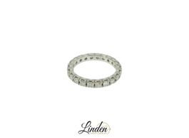 18K Weissgold Ring mit 22 Diamanten
