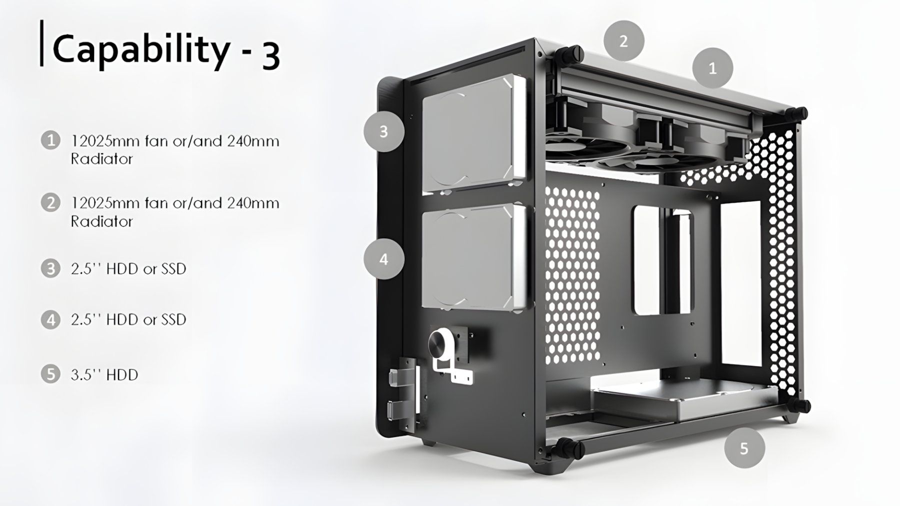 Gehäuse: Raijintek Ophion EVO - Mini-ITX - PC Gehäuse - USB-C USB 3 – Gebraucht aus Wald AR von Paul- 7