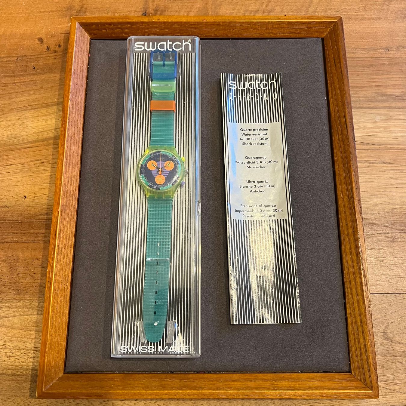 Swatch Orologi: Swatch Vintage Chronograph Quartz Full Set SCJ100 – Usato da Carouge GE venduto da Watchaser 8