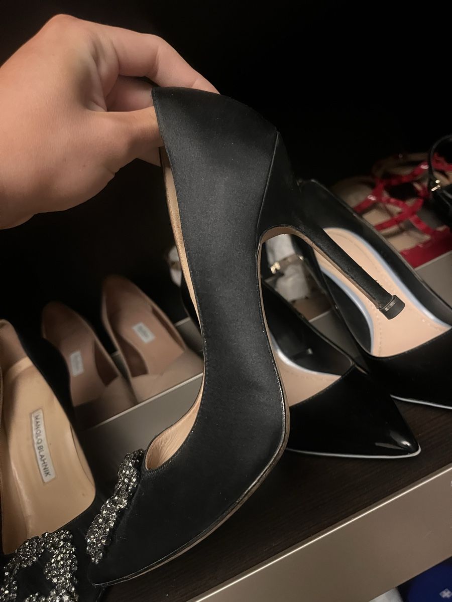 Manolo Blahnik Scarpe da donna: Manolo Blahnik Schwarz Grösse 38 – Usato da Zürich venduto da oon_nns5 1
